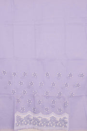 Chikankari Embroidered Cotton Anarkali Suit Material 10057957