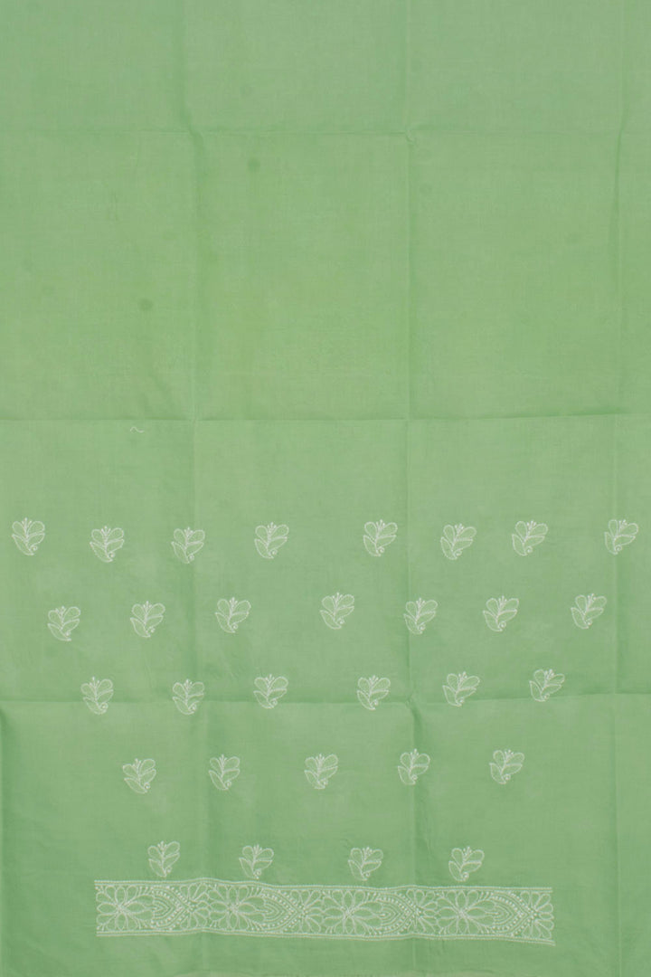 Chikankari Embroidered Cotton Salwar Suit Material 10057980