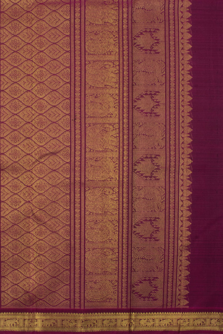 Handloom Pure Zari Kanjivaram Silk Saree 10058691