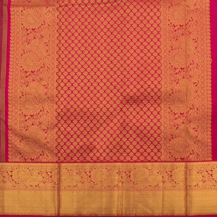 Handloom Pure Silk Korvai Kanjivaram Saree 10056304