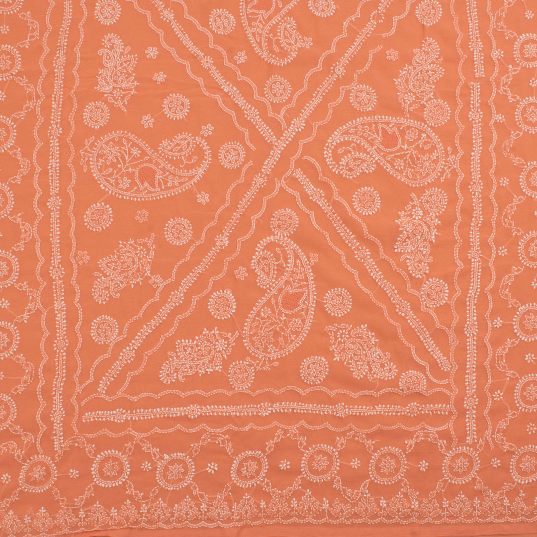 Chikankari Embroidered Georgette Saree 10056516