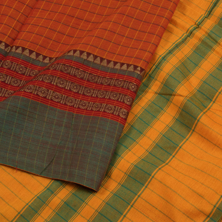 Handwoven Narayanpet Cotton Saree 10055827