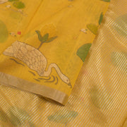 Printed Handloom Chanderi Silk Cotton Saree 10055907