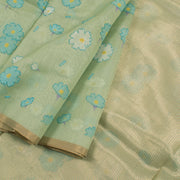 Printed Handloom Chanderi Silk Cotton Saree 10055912