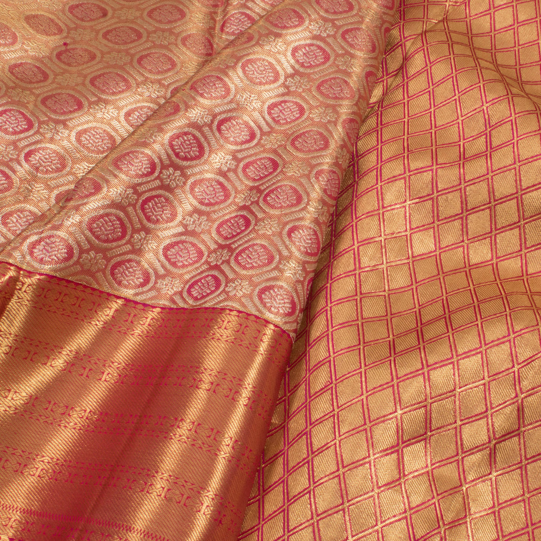Pure Tissue Silk Bridal Jacquard Kanjivaram Saree 10056423