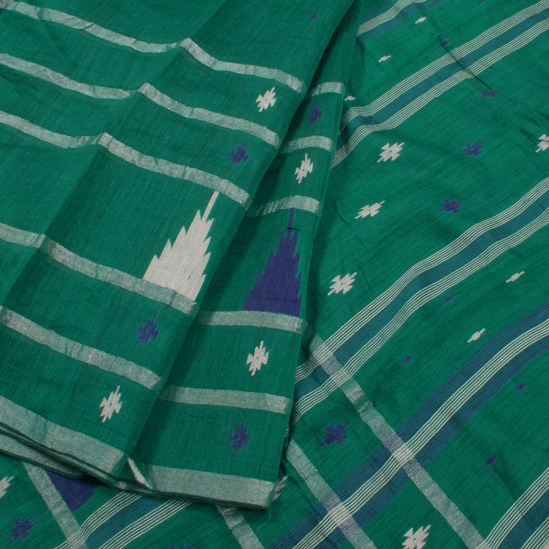 Handloom Bengal Jamdani Silk Cotton Saree 10056784