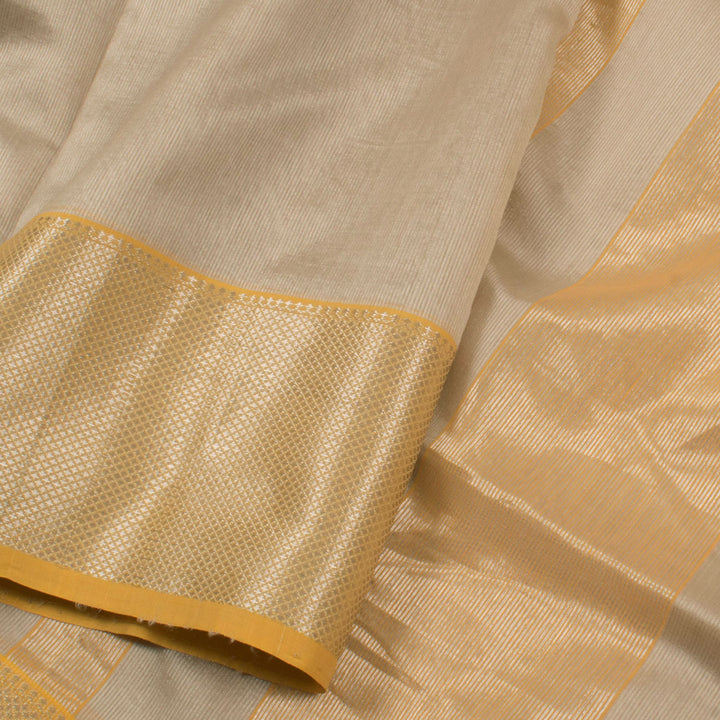 Handloom Maheshwari Silk Cotton Saree 10057325