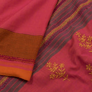 Hand Embroidered Cotton Saree 10057405