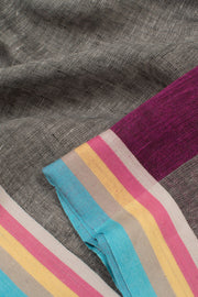 Handloom Bhagalpur Linen Saree 10057611