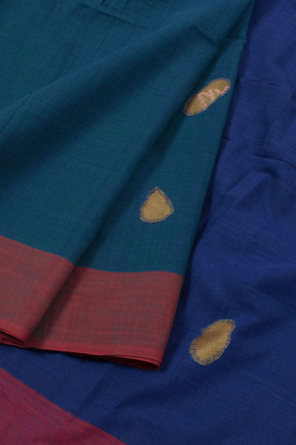 Applique Embroidered Odisha Cotton Saree 10057764