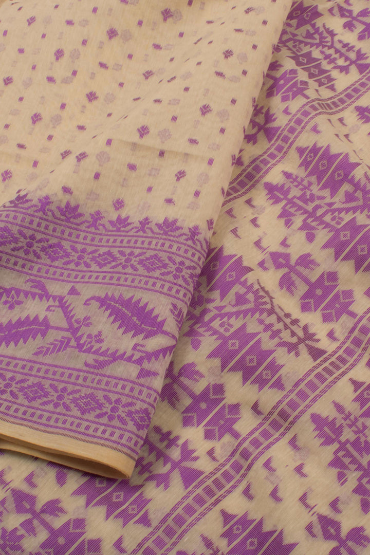 Handloom Dhakai Style Cotton Saree 10057779
