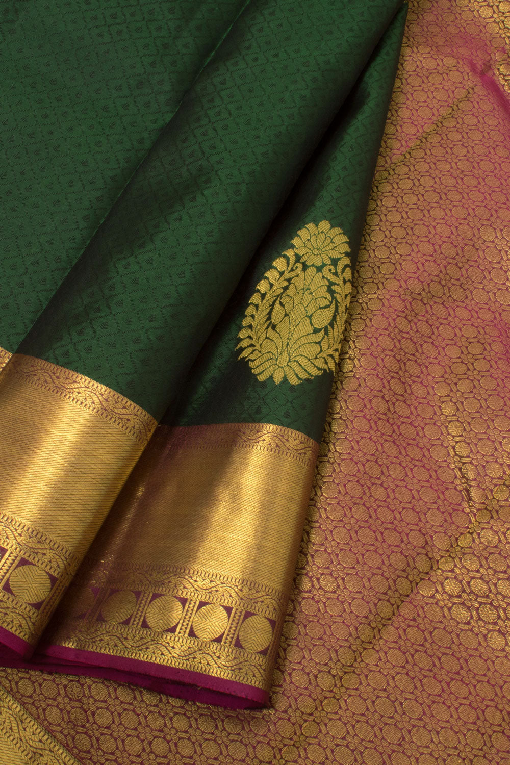 Handloom Pure Silk Jacquard Kanjivaram Saree 10057799