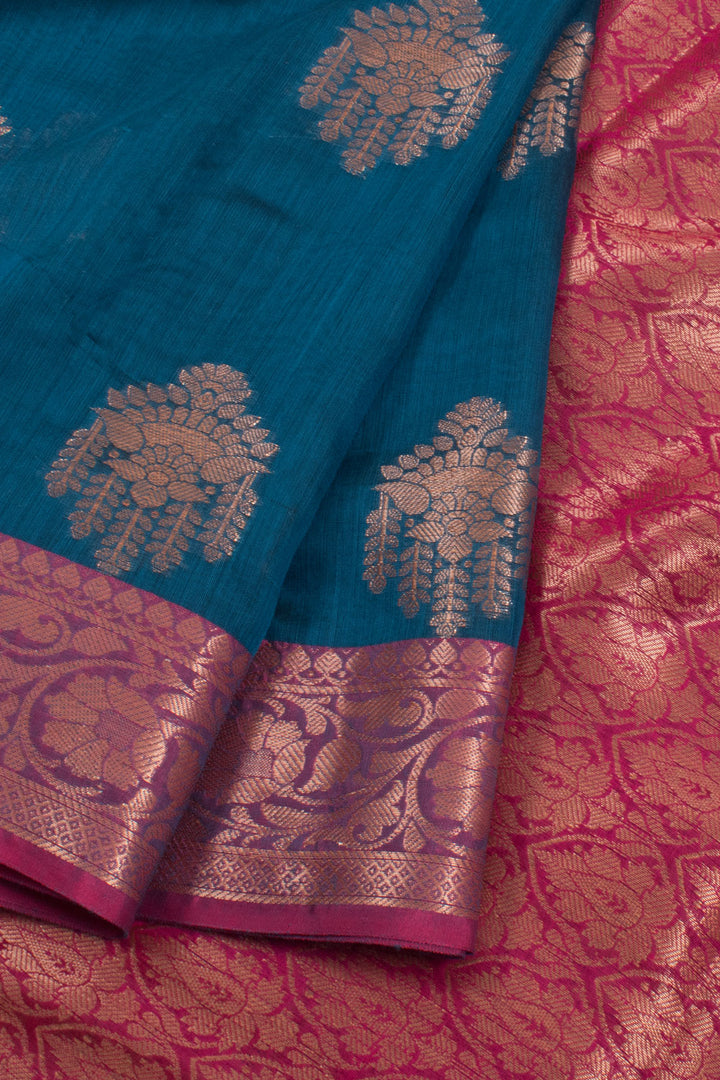 Banarasi Cotton Saree 10058846