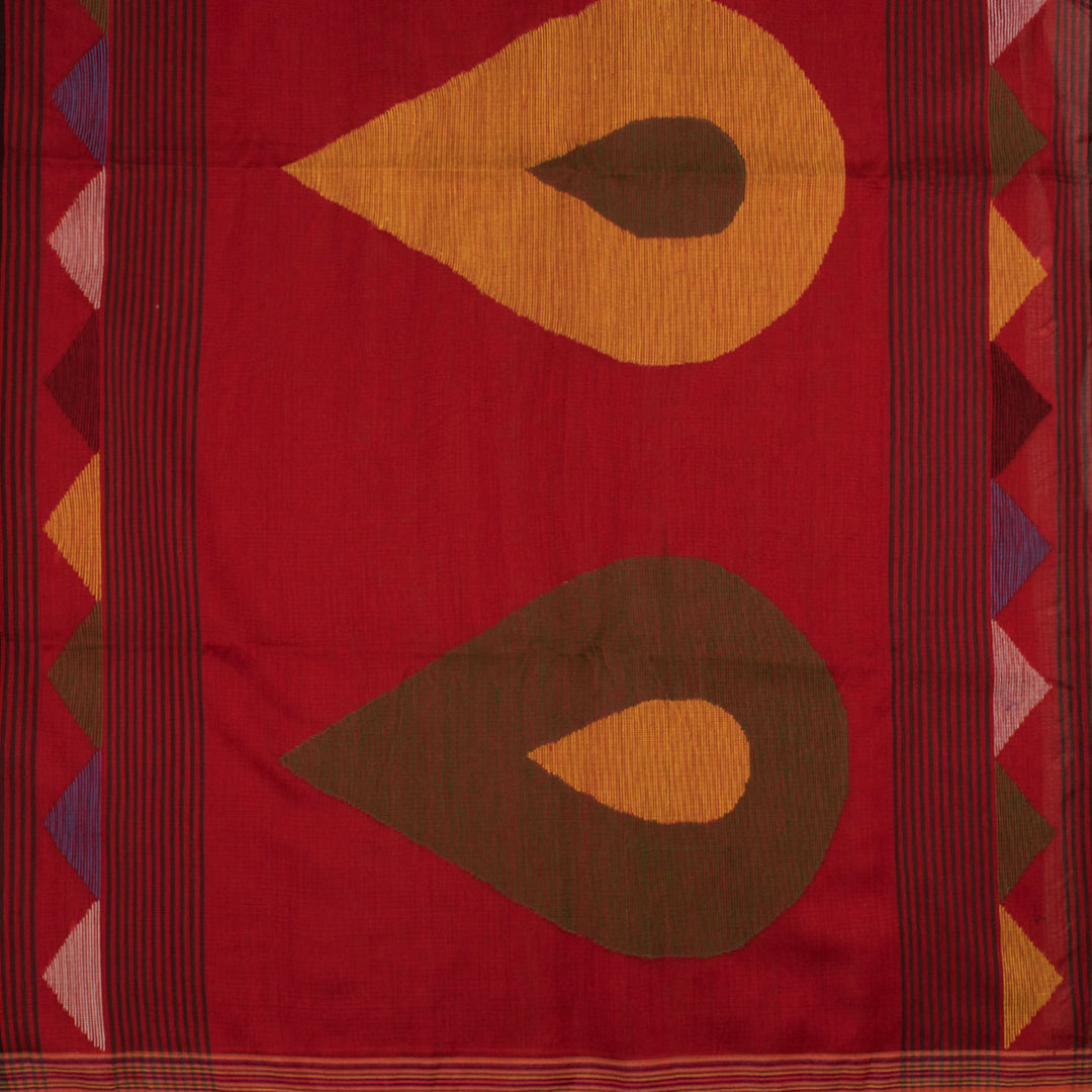 Handwoven Bengal Silk Cotton Saree 10055382