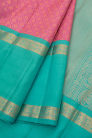 Pure Zari Bridal Korvai Kanjivaram Silk Saree 10058730