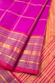 Majenta Pure Zari Kanjivaram Silk Saree 10060001