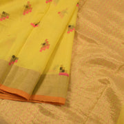 Printed Handloom Chanderi Silk Cotton Saree 10054812