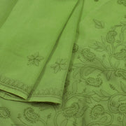 Chikankari Embroidered Cotton Saree 10055261