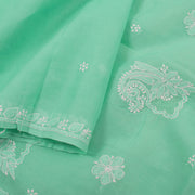 Chikankari Embroidered Cotton Saree 10055263