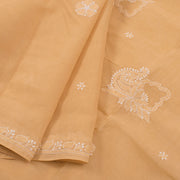 Chikankari Embroidered Cotton Saree 10055264