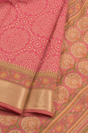 Hand Block Printed Silk Cotton Saree 10059298