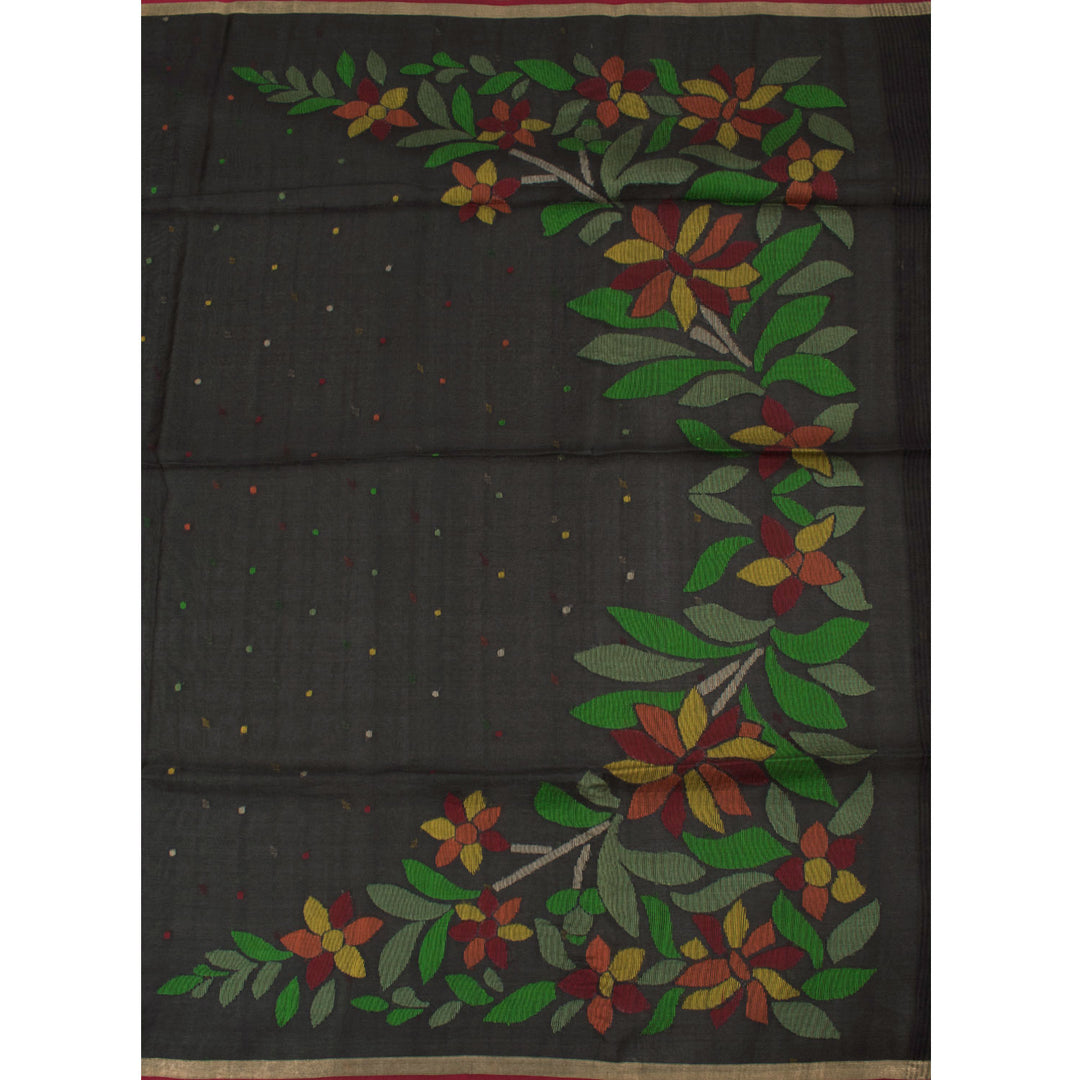 Handloom Bengal Jamdani Muslin Silk Saree 10055190