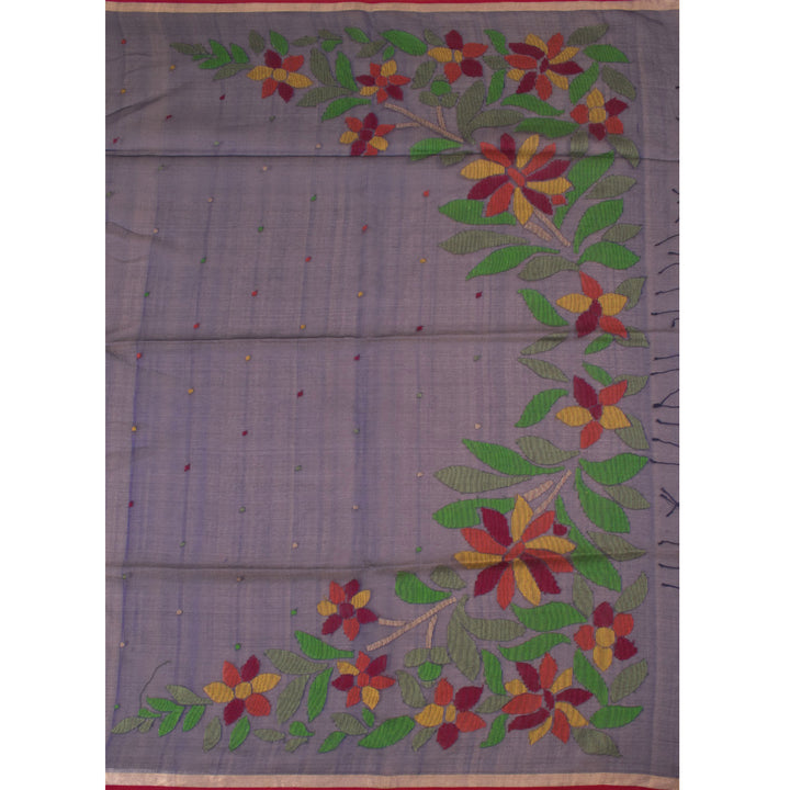 Handloom Bengal Jamdani Muslin Silk Saree 10055191