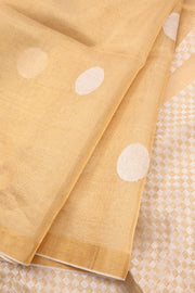 Shining Gold Handloom Tissue Silk Saree 10059474