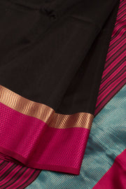 Handloom Maheshwari Silk Cotton Saree 10058813