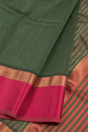 Handloom Maheshwari Silk Cotton Saree 10058814