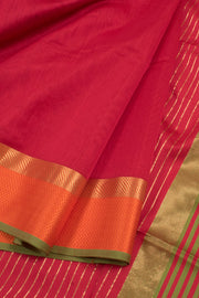 Handloom Maheshwari Silk Cotton Saree 10058816