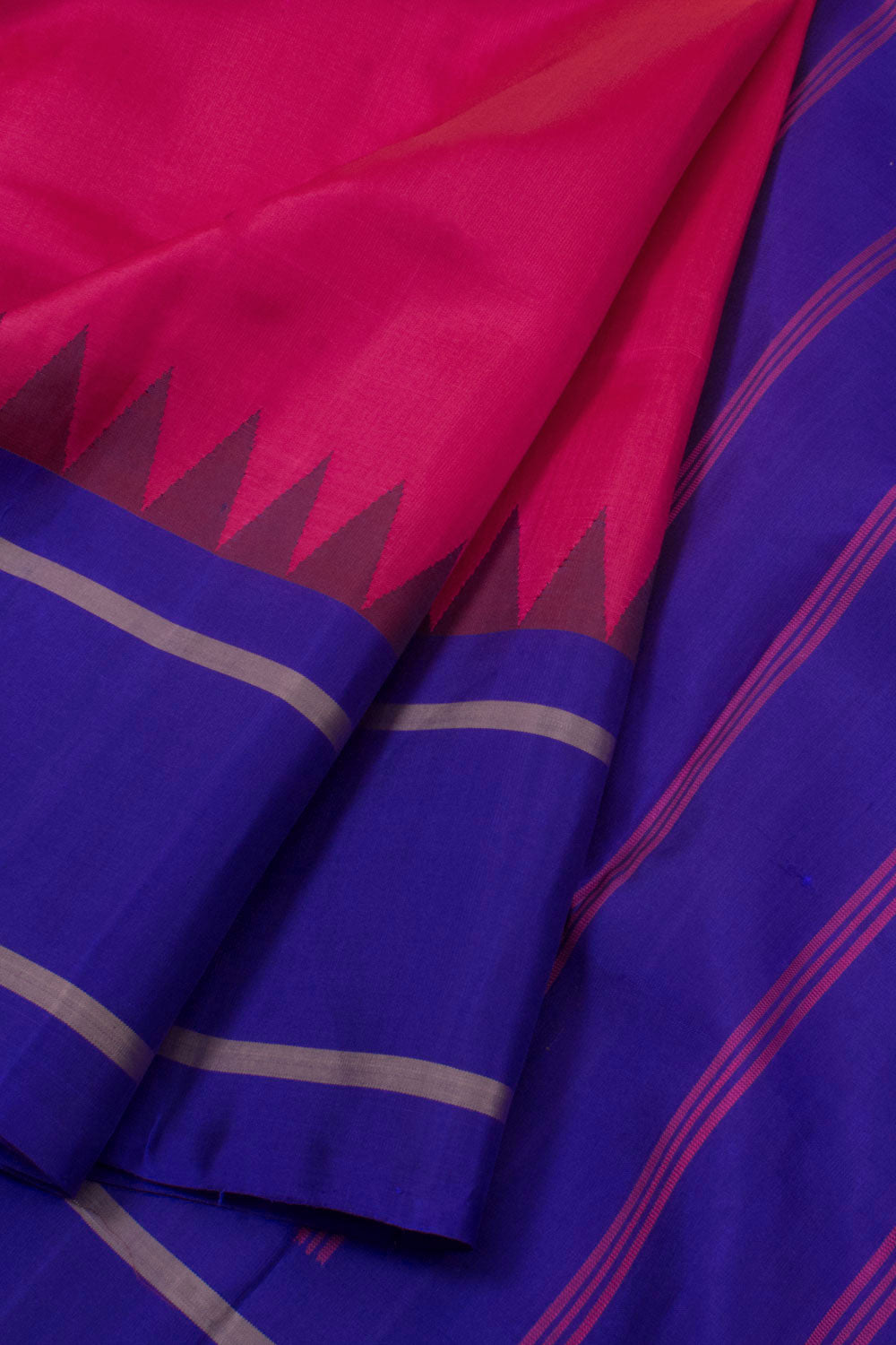 Handloom Pure Silk Korvai Kanjivaram Saree 10058242