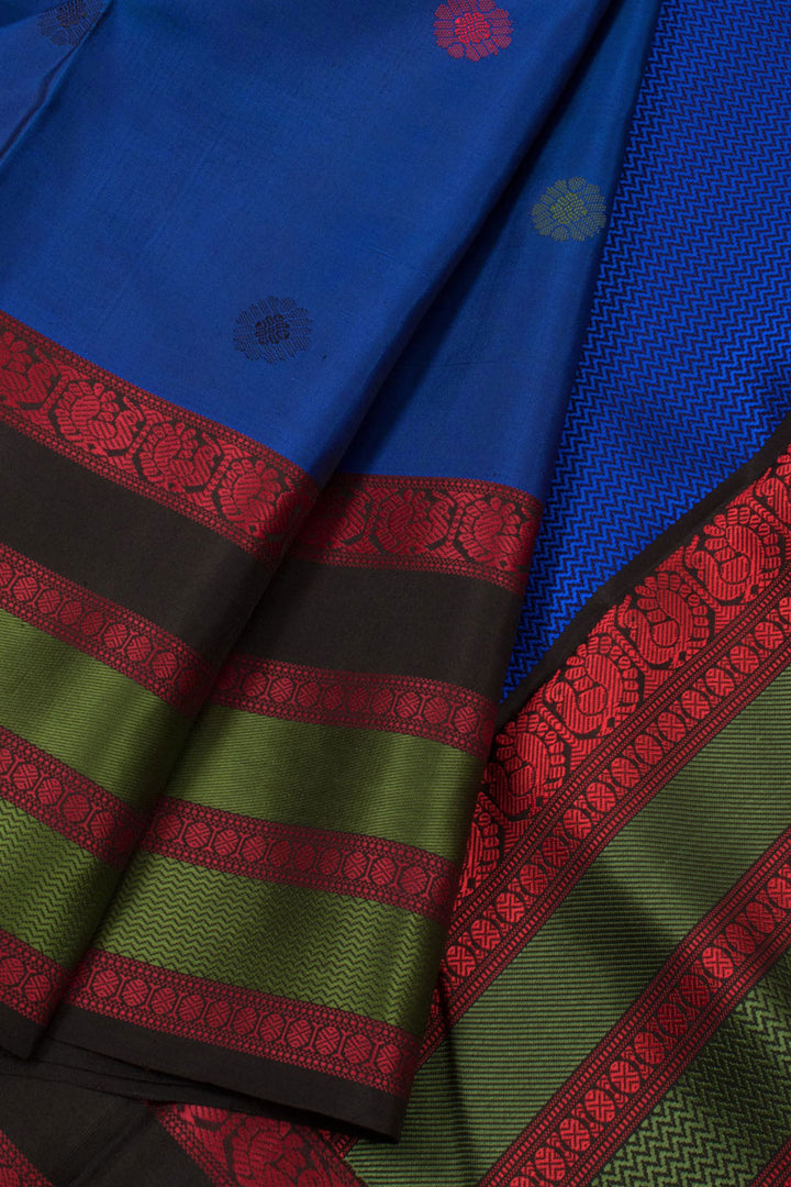 Handloom Threadwork Kanjivaram Pure Silk Saree 10058254