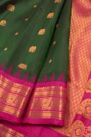 Handloom Gadwal Kuttu Silk Saree 100558762
