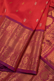 Handloom Gadwal Kuttu Silk Saree 10058763