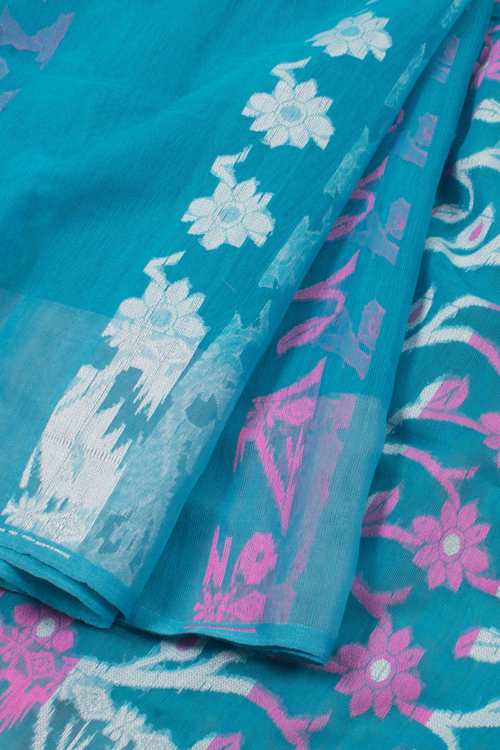 Handloom Jamdani Style Cotton Saree 10058269