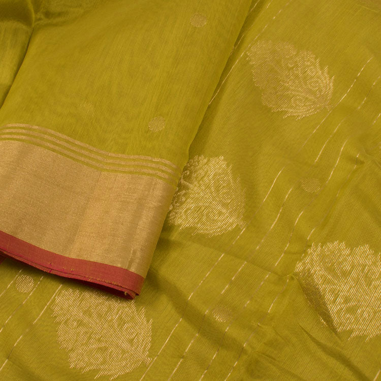 Handloom Chanderi Silk Cotton Saree 10052179