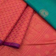 Pure Zari Bridal Korvai Kanjivaram Silk Saree 10055755