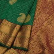 Handloom Pure Zari Jacquard Kanjivaram Silk Saree 10056280
