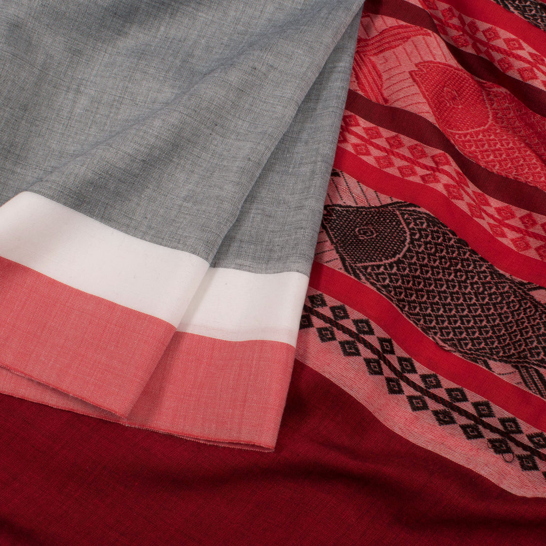 Handloom Bengal Cotton Saree 10055161