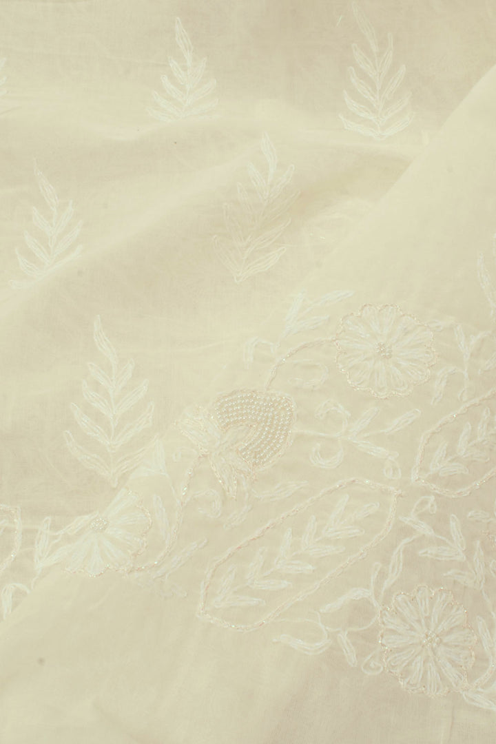 Chikankari Embroidered Cotton Salwar Suit Material 10057960
