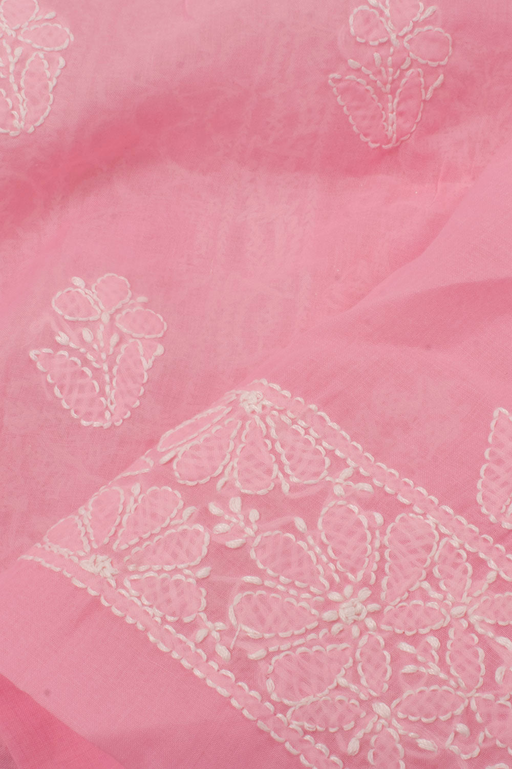 Chikankari Embroidered Cotton Salwar Suit Material 10057969