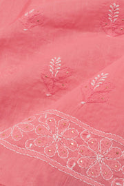 Chikankari Embroidered Cotton Salwar Suit Material 10057979