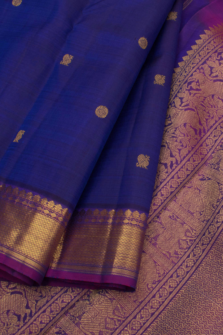 Handloom Pure Zari Bridal Kanjivaram Silk Saree 10058687