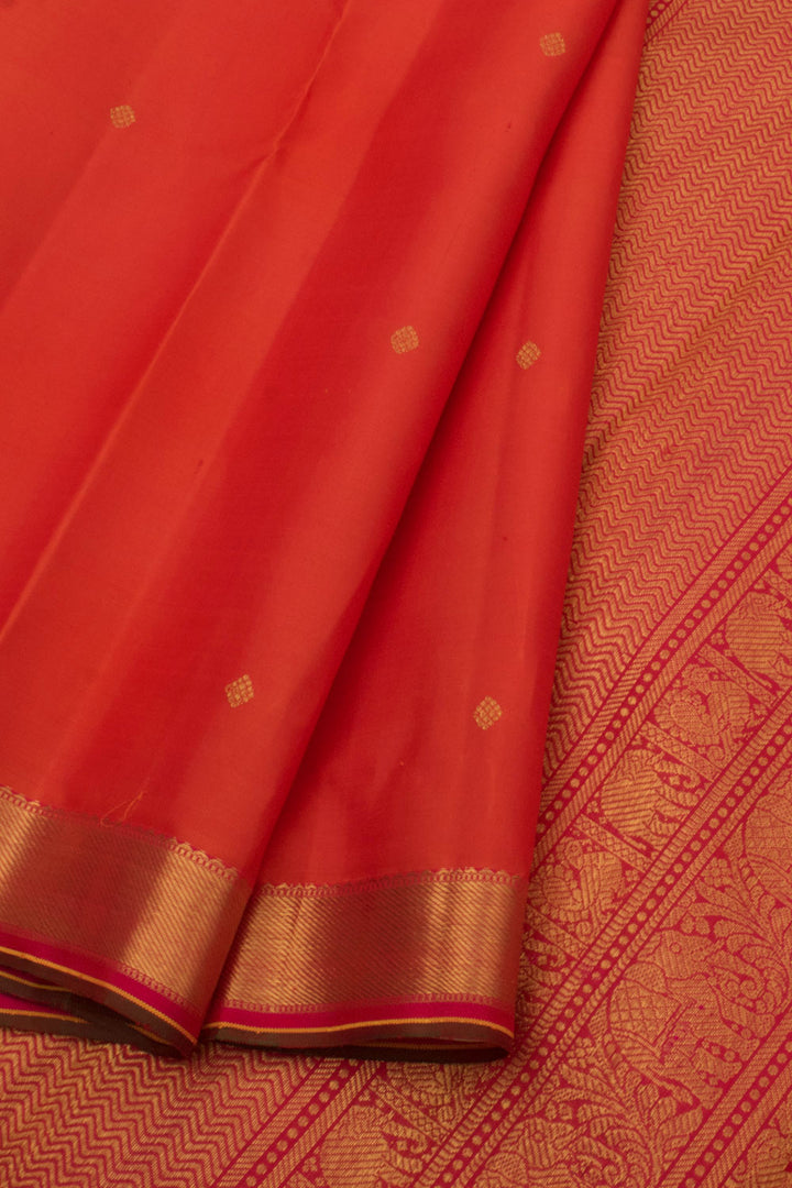 Handloom Pure Zari Bridal Kanjivaram Silk Saree 10058689