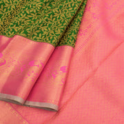 Handloom Pure Zari Korvai Kanjivaram Silk Saree 10056060