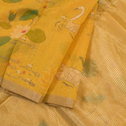 Printed Handloom Chanderi Silk Cotton Saree 10055907