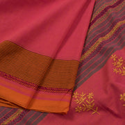 Hand Embroidered Cotton Saree 10057405