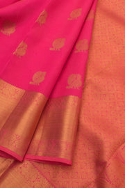 Pink Handloom Bridal Nakashi Kanjivaram Silk Saree 10057675