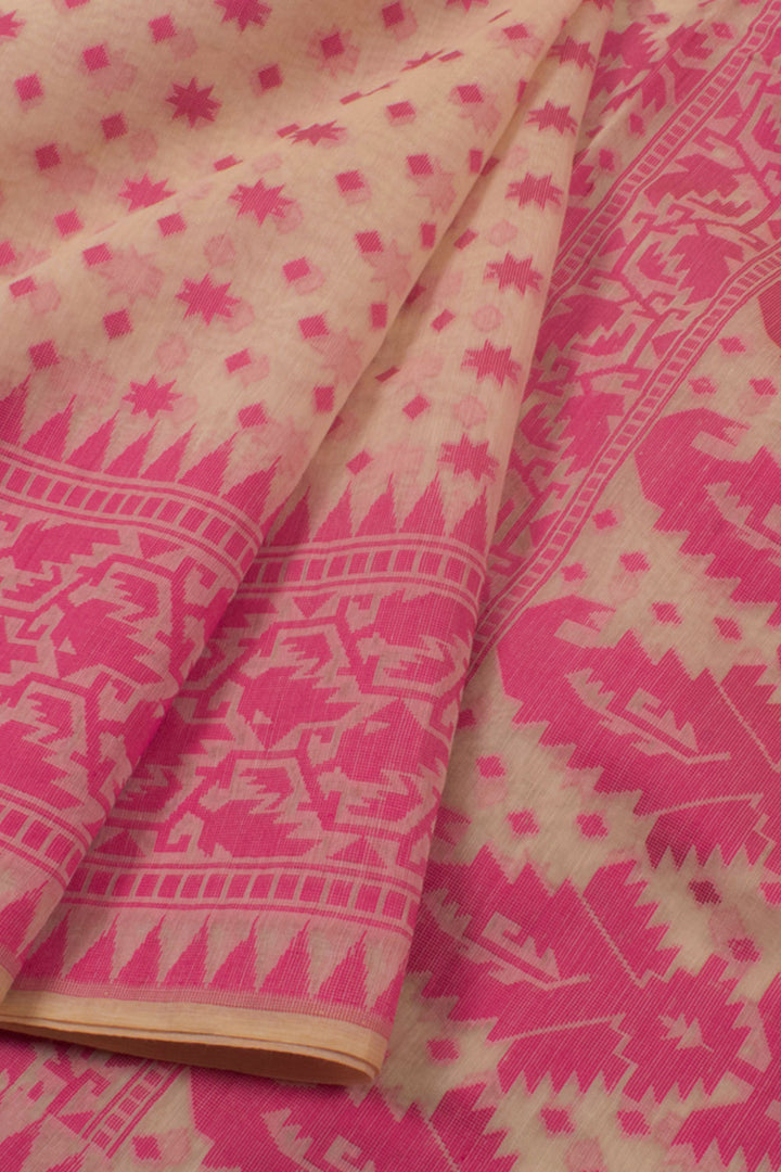 Handloom Dhakai Style Cotton Saree 10057780